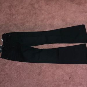Stradivarius flare jeans in black